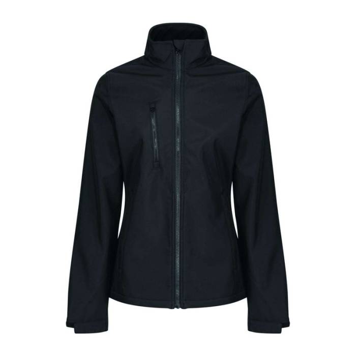 Women`S Ablaze 3 Layer Printable Softshell Jacket - Black/Black<br><small>EA-RETRA613BL/BL-10</small>