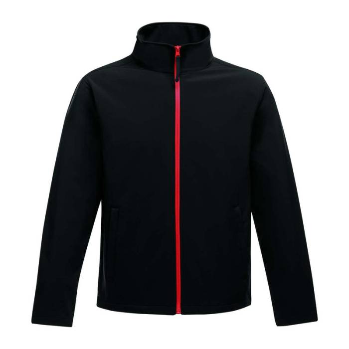 Ablaze Men`S Printable Softshell - Black/Classic Red<br><small>EA-RETRA628BL/CRE-2XL</small>