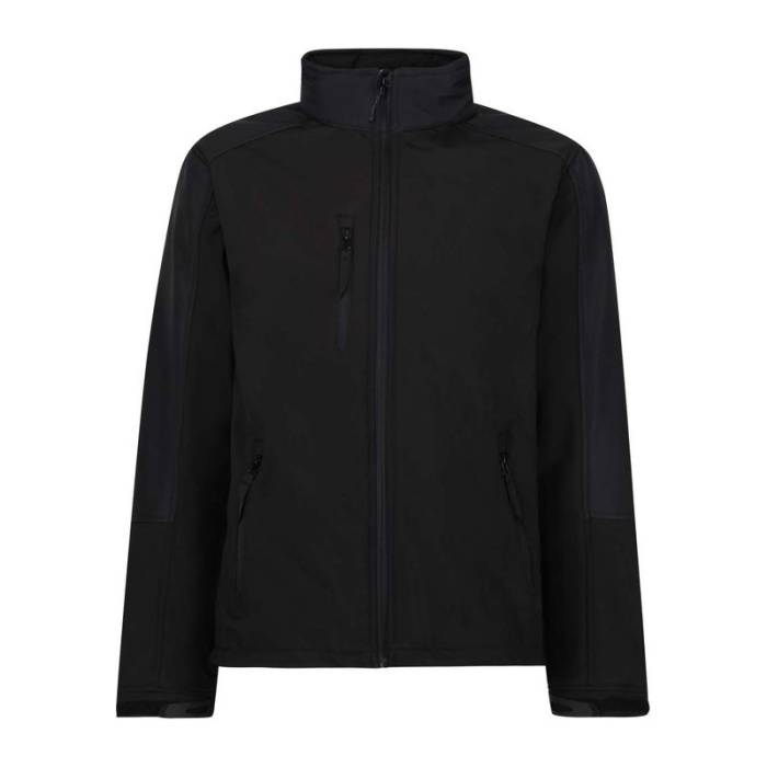 Hydroforce - 3-Layer Membrane Hooded Softshell - Black/Black<br><small>EA-RETRA650BL/BL-2XL</small>