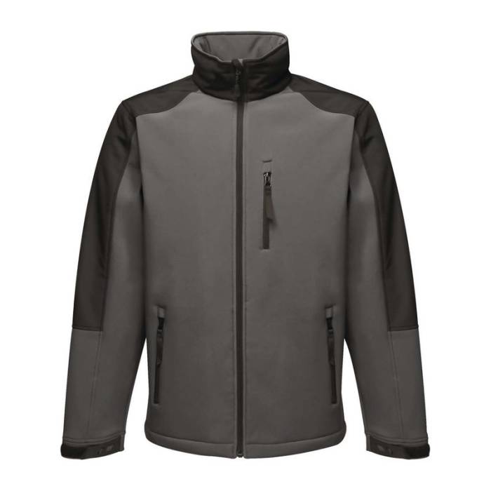 Hydroforce - 3-Layer Membrane Hooded Softshell - Seal Grey/Black<br><small>EA-RETRA650SG/BL-L</small>