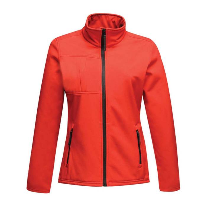 Women`S Octagon Ii Printable Softshell - Classic Red/Black<br><small>EA-RETRA689CRE/BL-2XL</small>