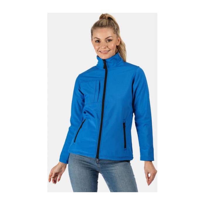 Women`S Octagon Ii Printable Softshell - Oxford Blue/Black<br><small>EA-RETRA689OXB/BL-2XL</small>