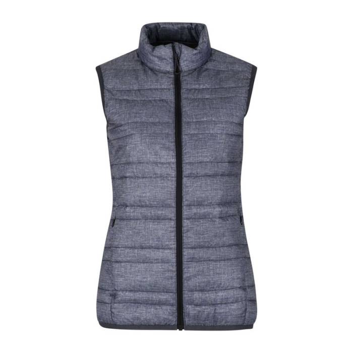 Women`S Firedown Down-Touch Insulated Bodywarmer - Grey/Black<br><small>EA-RETRA857GRM-BL-2XL</small>