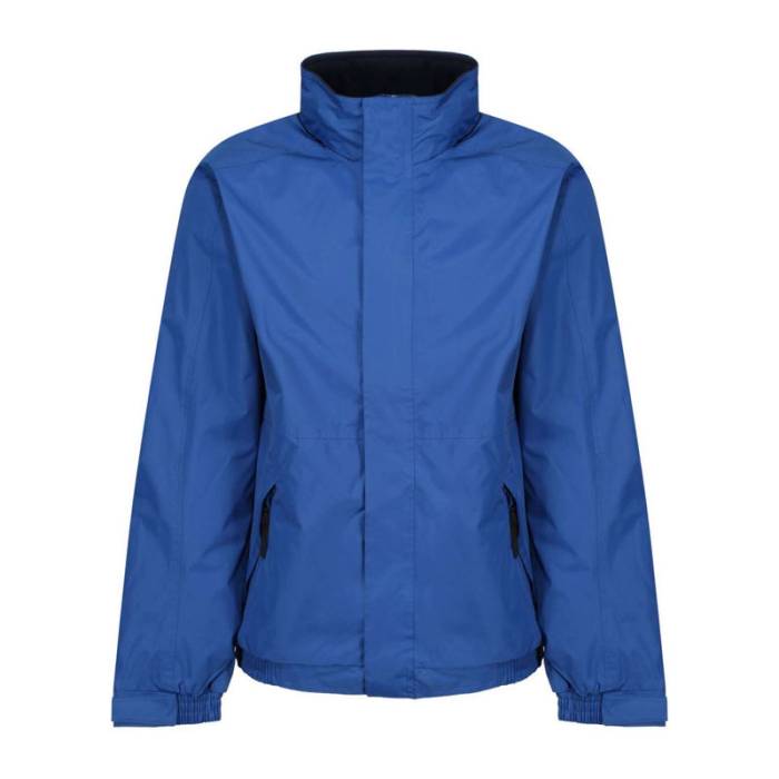 Dover Fleece Lined Bomber Jacket - Royal Blue/Navy<br><small>EA-RETRW297RO/NV-2XL</small>