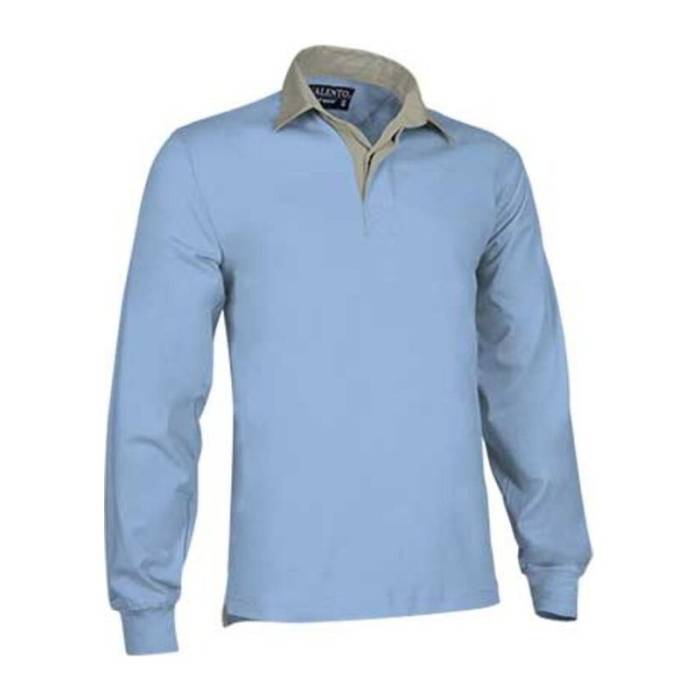 Rugby Poloshirt Scrum - Sky Blue<br><small>EA-RGVAHMLCL23</small>