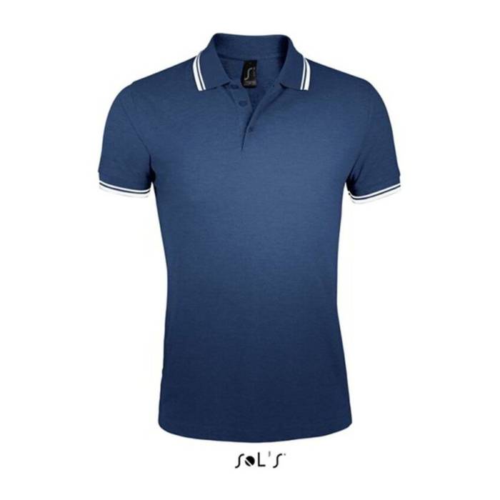 SOL`S PASADENA MEN POLO SHIRT - French Navy/White<br><small>EA-SO00577FN/WH-L</small>