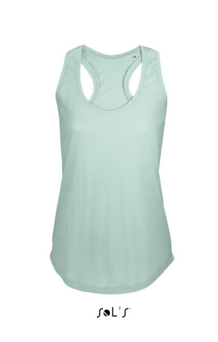 SOL`S MOKA - NŐI RACERBACK TRIKÓ - Jade Green<br><small>EA-SO00579JG-XL</small>