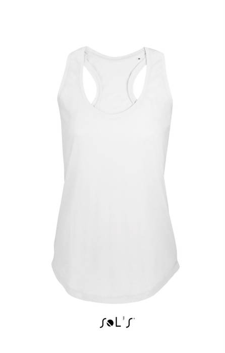 SOL`S MOKA - NŐI RACERBACK TRIKÓ - White<br><small>EA-SO00579WH-L</small>