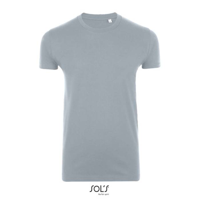 SOL`S IMPERIAL FIT - FÉRFI KÖRNYAKÚ TESTHEZÁLLÓ PÓ - Pure Grey<br><small>EA-SO00580PG-L</small>