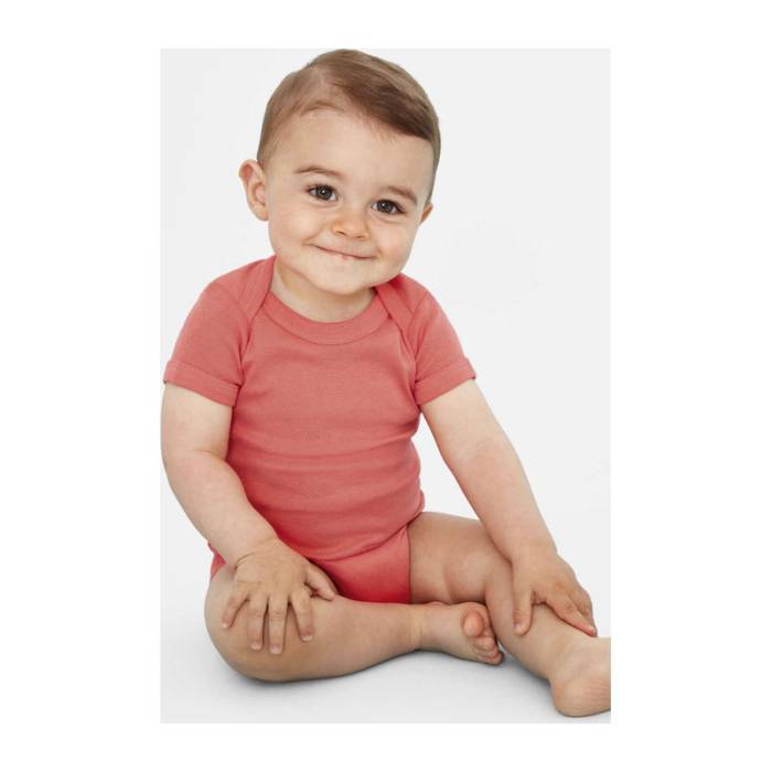 SOL`S BAMBINO - BABY BODYSUIT - Coral<br><small>EA-SO00583CRL-12/18M</small>