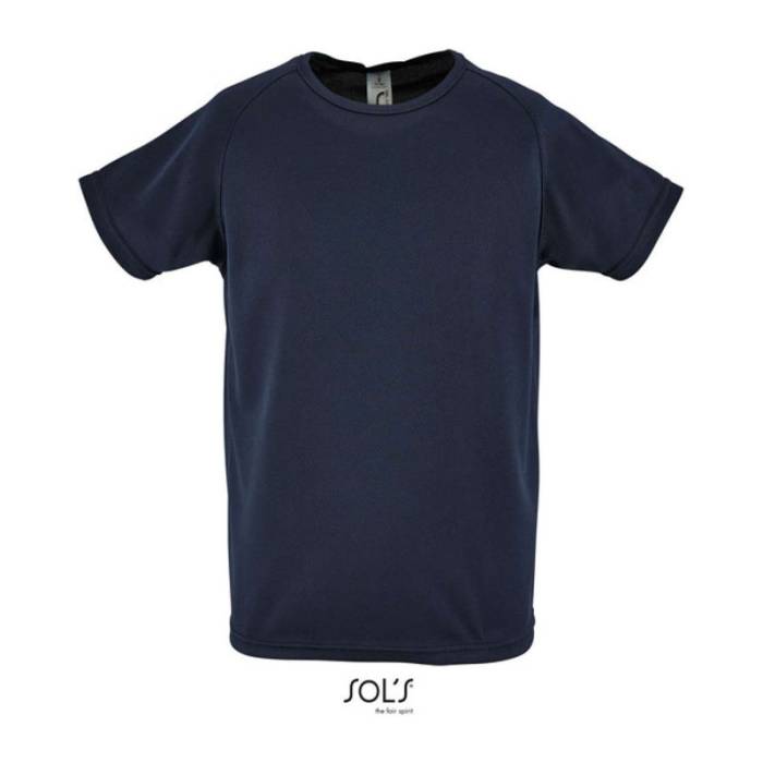 SOL`S SPORTY KIDS - RAGLAN-SLEEVED T-SHIRT - French Navy<br><small>EA-SO01166FN-10A</small>