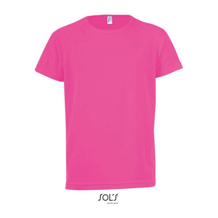 SOL`S SPORTY KIDS - RAGLAN-SLEEVED T-SHIRT - Neon Pink 2<br><small>EA-SO01166NPI2-10A</small>