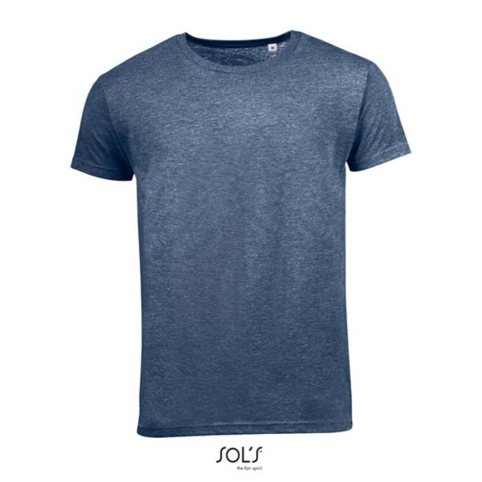 SOL`S MIXED MEN - KÖRNYAKÚ PÓLÓ - Heather Navy<br><small>EA-SO01182HNV-S</small>