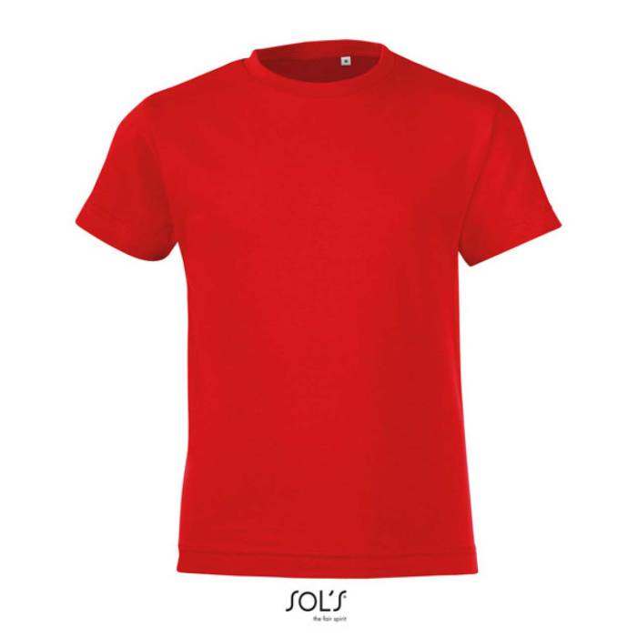 SOL`S REGENT FIT KIDS - ROUND NECK T-SHIRT - Red<br><small>EA-SO01183RE-10A</small>