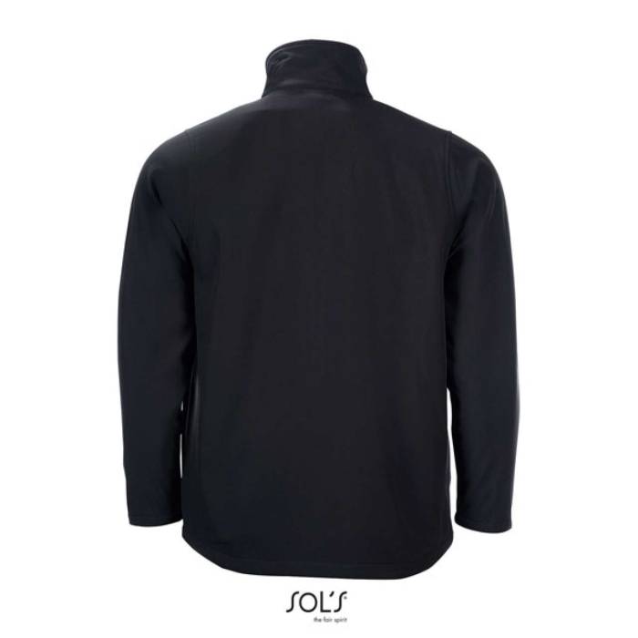 SOL`S RACE MEN - SOFTSHELL ZIP JACKET - Black<br><small>EA-SO01195BL-S</small>