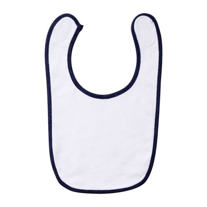 SOL`S BABIB - BABY BIB - White/French Navy<br><small>EA-SO01211WH/FNV-U</small>