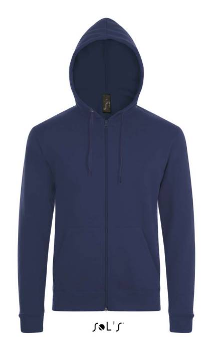 SOL`S STONE - UNISEX ZIP HOODIE - French Navy<br><small>EA-SO01714FN-L</small>