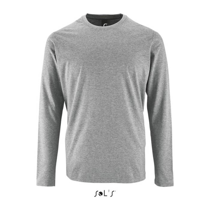 SOL`S IMPERIAL LSL MEN - HOSSZÚ UJJÚ PÓLÓ - Grey Melange<br><small>EA-SO02074GM-3XL</small>