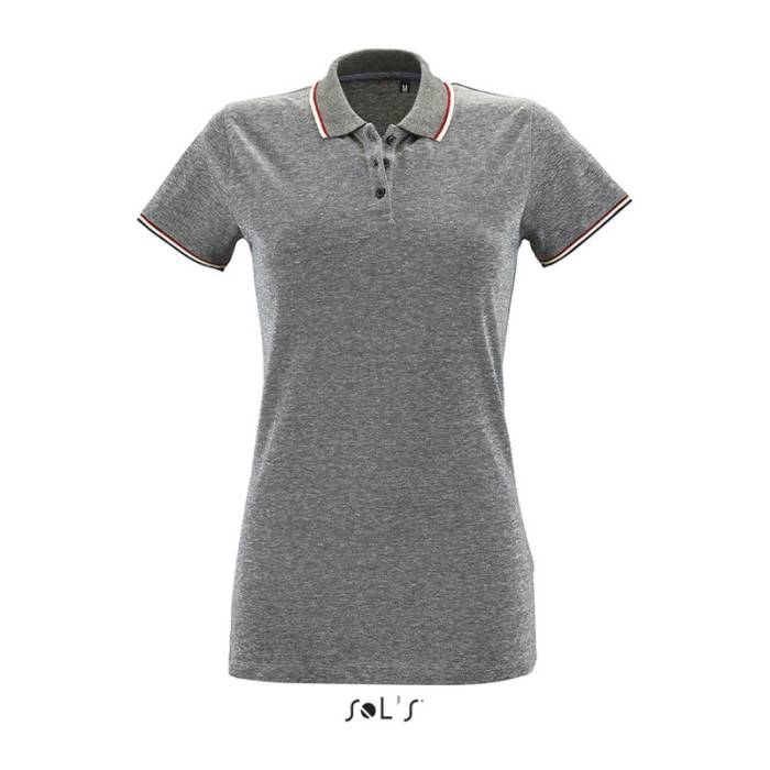 SOL`S PANAME WOMEN - HEATHER POLO SHIRT - <br><small>EA-SO02082HBL-2XL</small>
