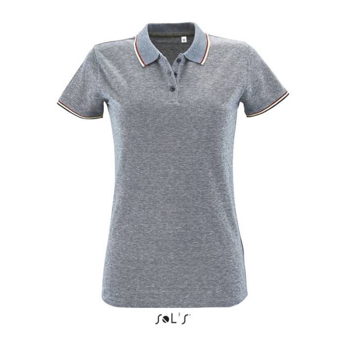 SOL`S PANAME WOMEN - HEATHER POLO SHIRT - <br><small>EA-SO02082HLJE-S</small>