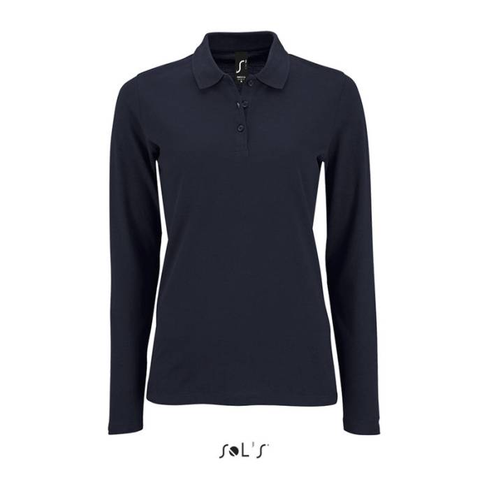 SOL`S PERFECT LSL WOMEN - LONG-SLEEVE PIQUÉ POLO S - French Navy<br><small>EA-SO02083FN-2XL</small>