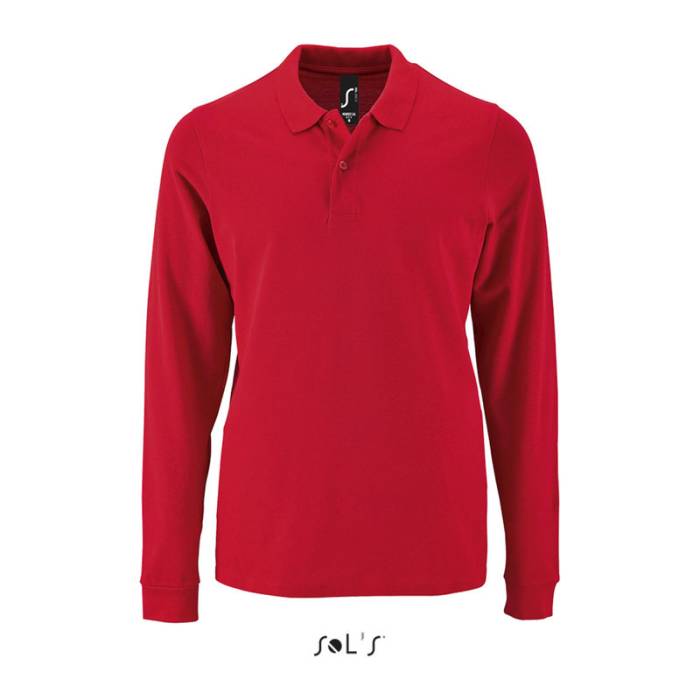 SOL`S PERFECT LSL MEN - LONG-SLEEVE PIQUÉ POLO SHI - Red<br><small>EA-SO02087RE-L</small>