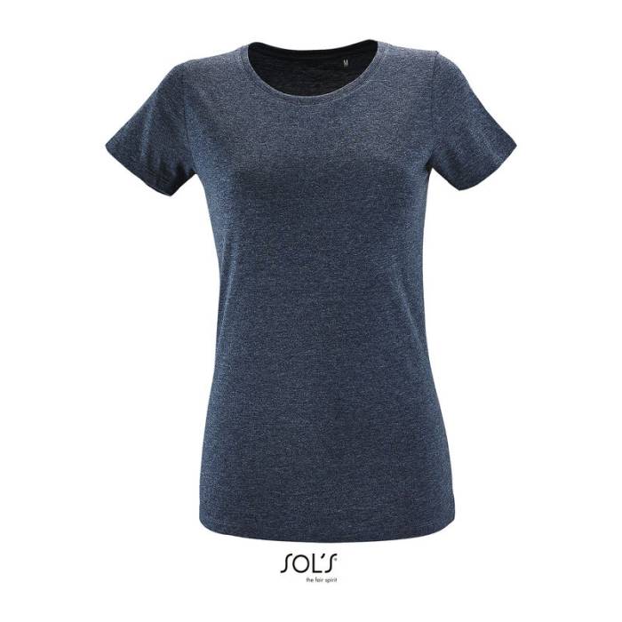 SOL`S REGENT FIT WOMEN - KÖRNYAKÚ TESTHEZÁLLÓ PÓLÓ - <br><small>EA-SO02758HDE-M</small>