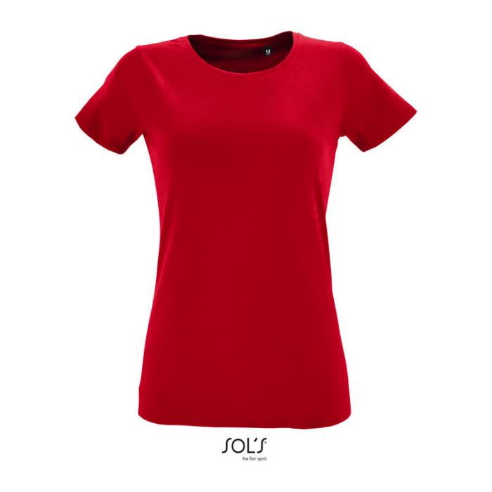 SOL`S REGENT FIT WOMEN - KÖRNYAKÚ TESTHEZÁLLÓ PÓLÓ - Red<br><small>EA-SO02758RE-2XL</small>