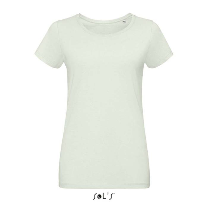 SOL`S MARTIN WOMEN - KÖRNYAKÚ TESTHEZÁLLÓ PÓLÓ - <br><small>EA-SO02856CRG-2XL</small>