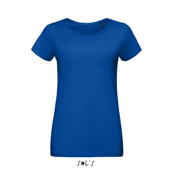 SOL`S MARTIN WOMEN - KÖRNYAKÚ TESTHEZÁLLÓ PÓLÓ - Royal Blue<br><small>EA-SO02856RO-XS</small>