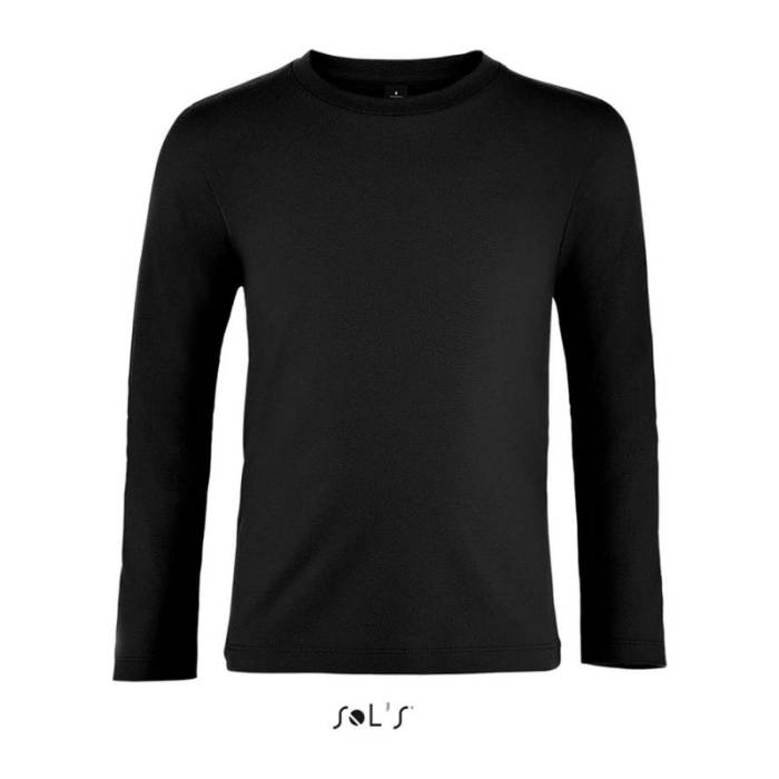 SOL`S IMPERIAL LSL KIDS - LONG SLEEVE T-SHIRT - Deep Black<br><small>EA-SO02947DBL-6A</small>