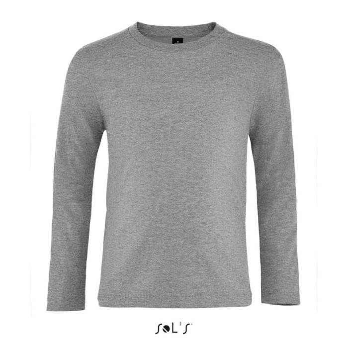 SOL`S IMPERIAL LSL KIDS - LONG SLEEVE T-SHIRT - Grey Melange<br><small>EA-SO02947GM-10A</small>