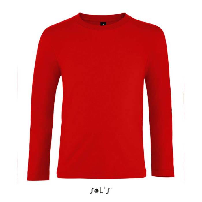 SOL`S IMPERIAL LSL KIDS - LONG SLEEVE T-SHIRT - Red<br><small>EA-SO02947RE-10A</small>