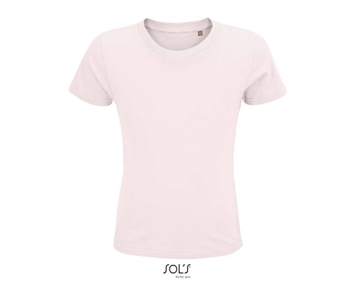 SOL`S CRUSADER KIDS - ROUND-NECK FITTED JERSEY T-S - Pale Pink<br><small>EA-SO03580PP-2A</small>