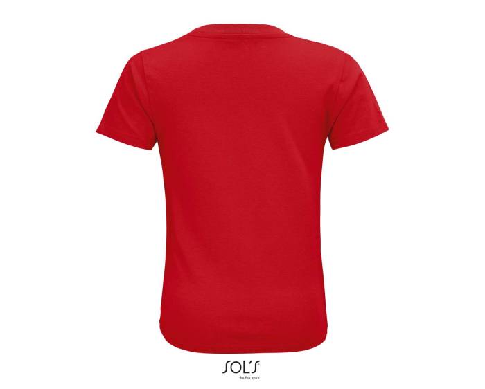 SOL`S CRUSADER KIDS - ROUND-NECK FITTED JERSEY T-S - Red<br><small>EA-SO03580RE-10A</small>