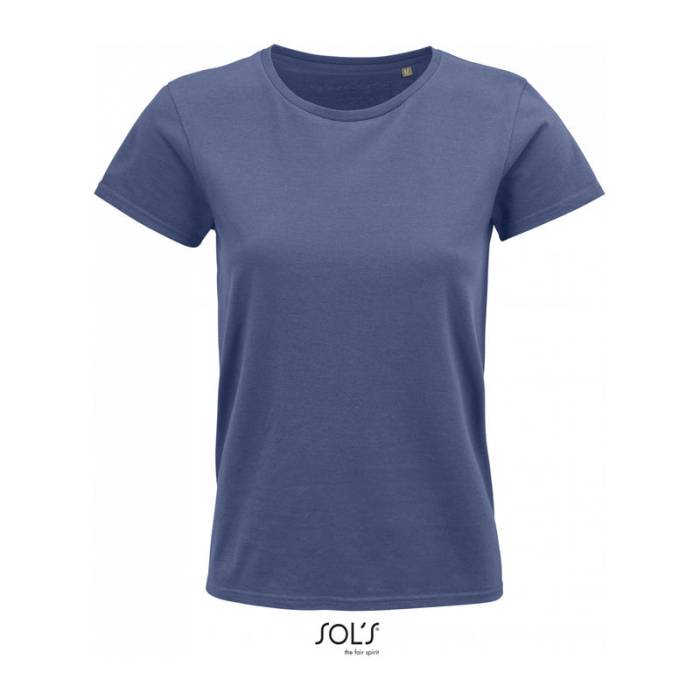 SOL`S CRUSADER WOMEN - ROUND-NECK FITTED JERSEY T- - Denim<br><small>EA-SO03581DE-2XL</small>