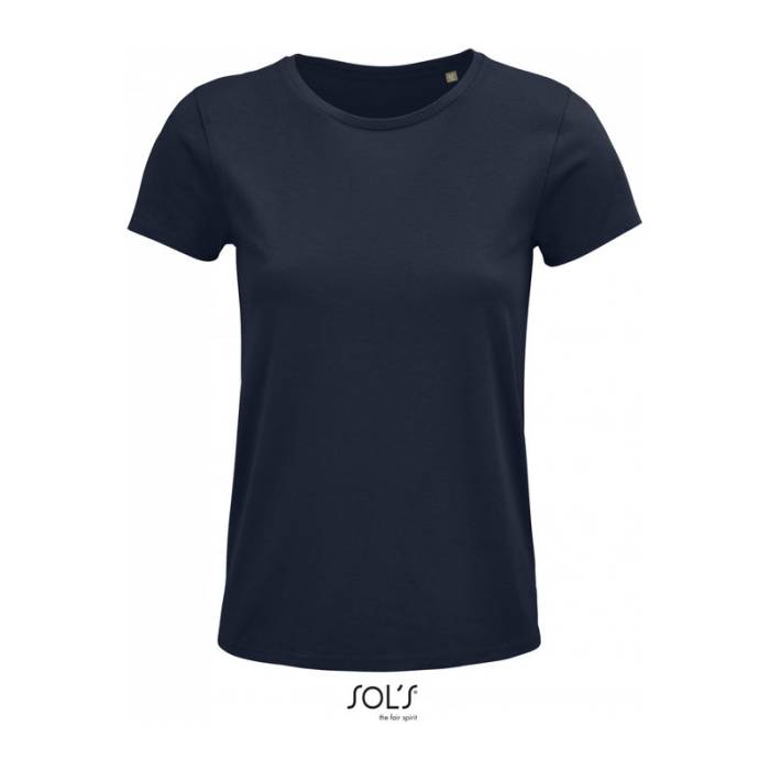 SOL`S CRUSADER WOMEN - ROUND-NECK FITTED JERSEY T- - French Navy<br><small>EA-SO03581FN-2XL</small>