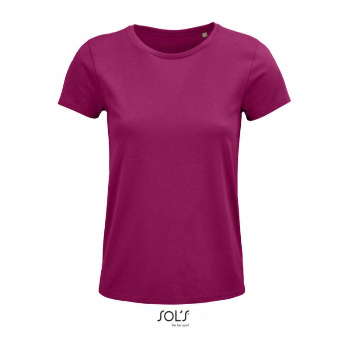 SOL`S CRUSADER WOMEN - ROUND-NECK FITTED JERSEY T- - Fuchsia<br><small>EA-SO03581FU-2XL</small>