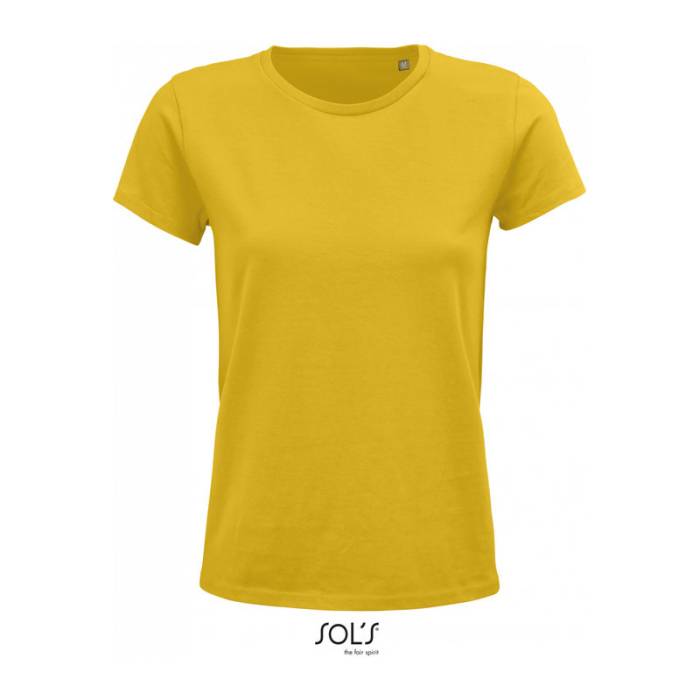 SOL`S CRUSADER WOMEN - ROUND-NECK FITTED JERSEY T- - Gold<br><small>EA-SO03581GO-2XL</small>