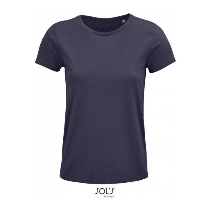 SOL`S CRUSADER WOMEN - ROUND-NECK FITTED JERSEY T- - Mouse Grey<br><small>EA-SO03581MG-2XL</small>