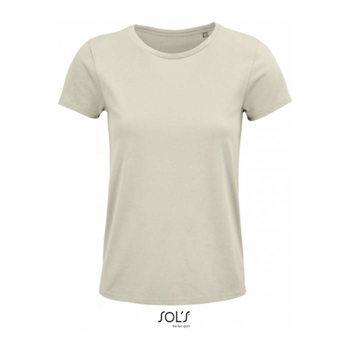 SOL`S CRUSADER WOMEN - ROUND-NECK FITTED JERSEY T- - Natural<br><small>EA-SO03581NA-2XL</small>