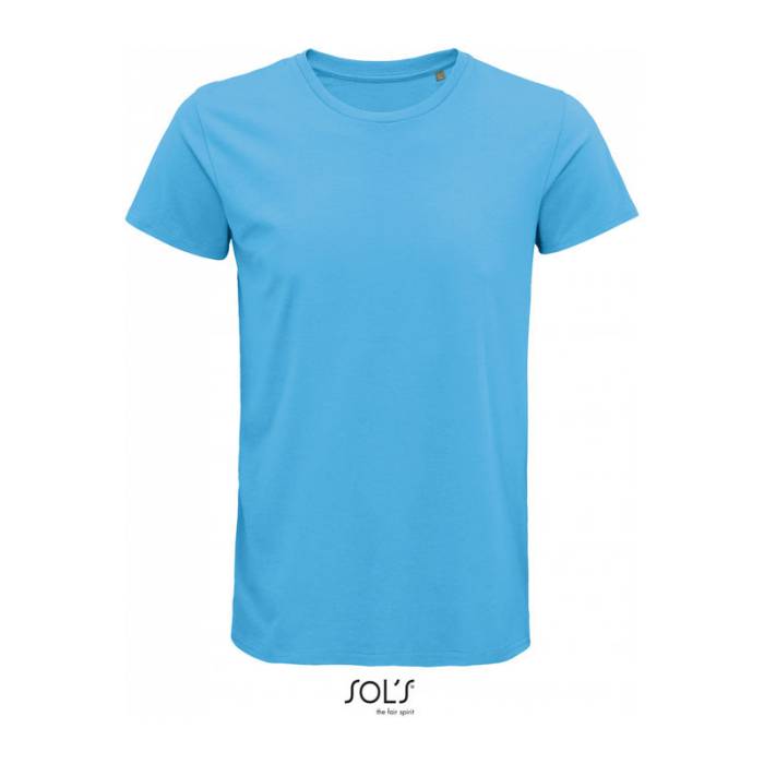 SOL`S CRUSADER MEN - ROUND-NECK FITTED JERSEY T-SH - Aqua<br><small>EA-SO03582AQ-S</small>