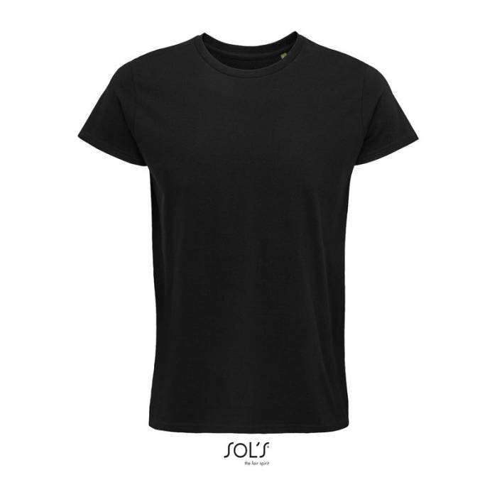 SOL`S CRUSADER MEN - ROUND-NECK FITTED JERSEY T-SH - Deep Black<br><small>EA-SO03582DBL-L</small>