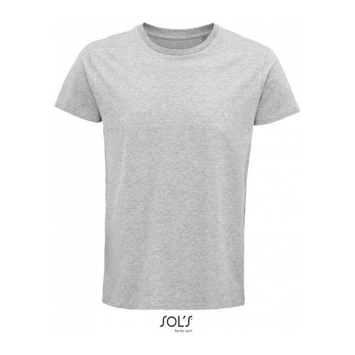 SOL`S CRUSADER MEN - ROUND-NECK FITTED JERSEY T-SH - Grey Melange<br><small>EA-SO03582GM-2XL</small>
