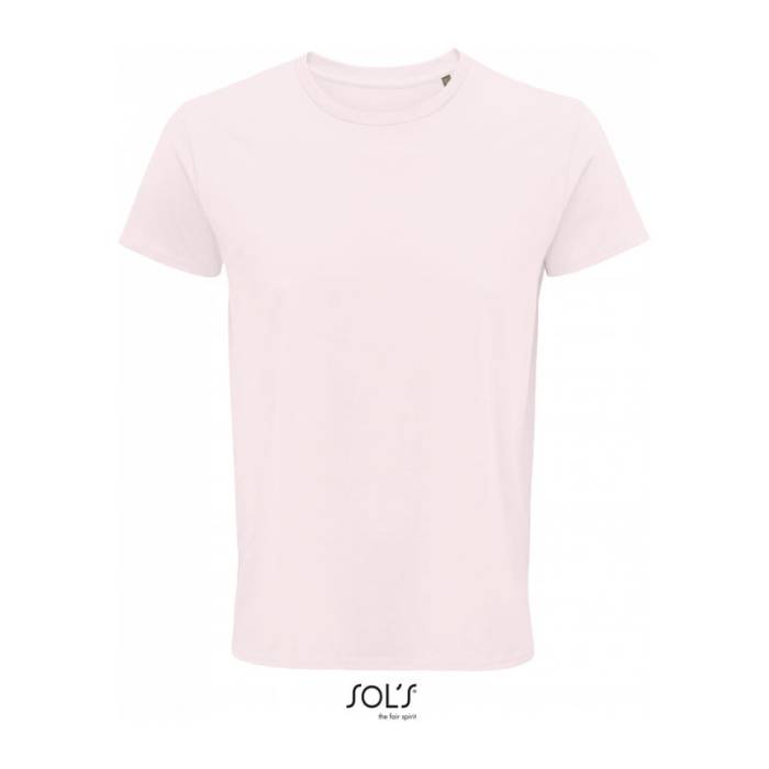 SOL`S CRUSADER MEN - ROUND-NECK FITTED JERSEY T-SH - Pale Pink<br><small>EA-SO03582PP-L</small>