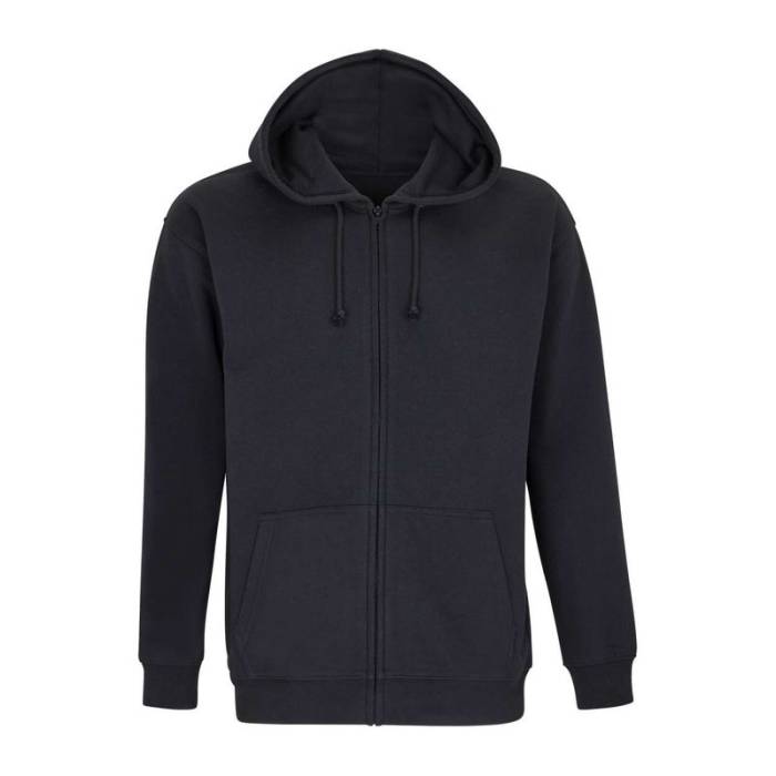 Sol`S Carter - Unisex Full-Zip Hoodie - Black<br><small>EA-SO03812BL-2XL</small>