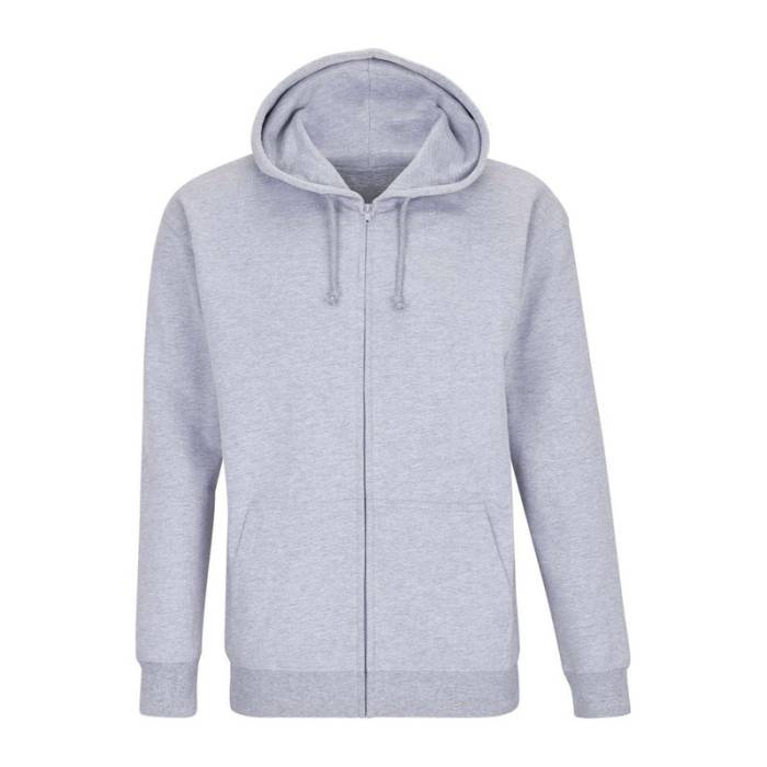 Sol`S Carter - Unisex Full-Zip Hoodie - Grey Melange<br><small>EA-SO03812GM-2XL</small>