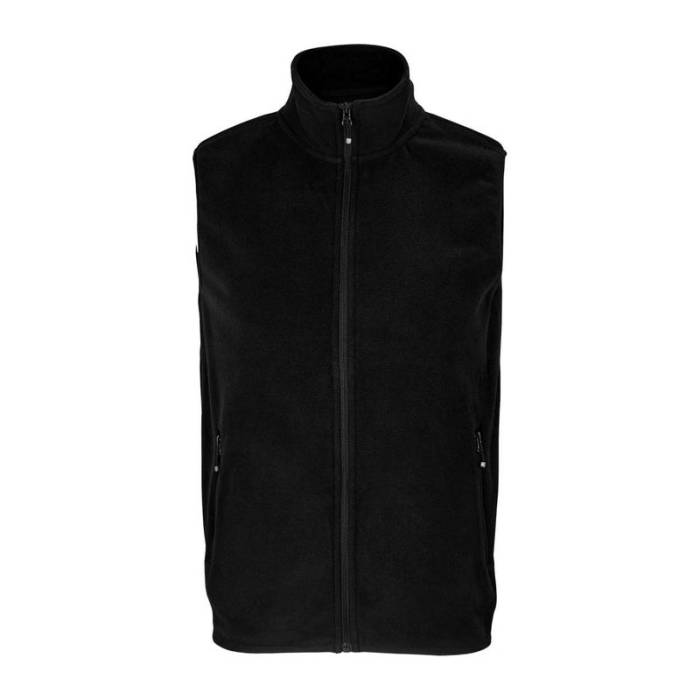 Sol`S Factor Bw-Unisex Microfleece Zip Bodywarmer - Black<br><small>EA-SO03822BL-M</small>