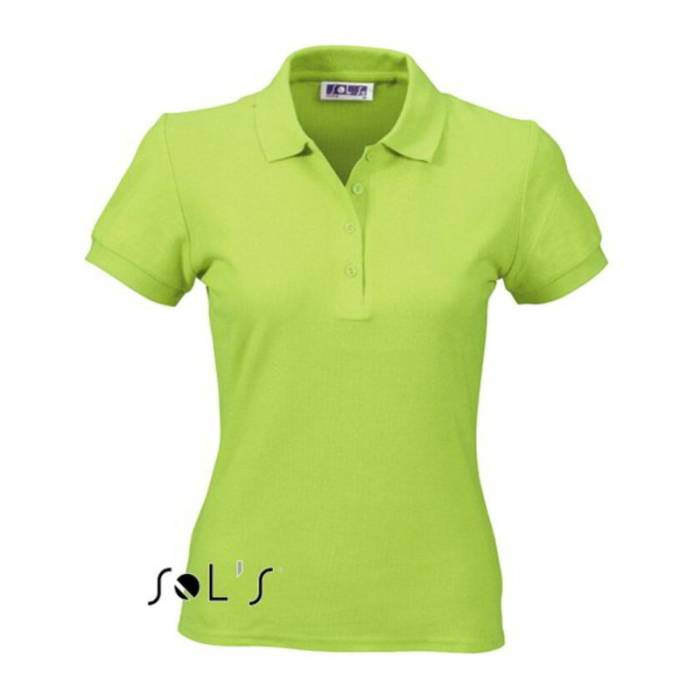 SOL`S PEOPLE WOMEN POLO SHIRT - Apple Green<br><small>EA-SO11310AG-2XL</small>
