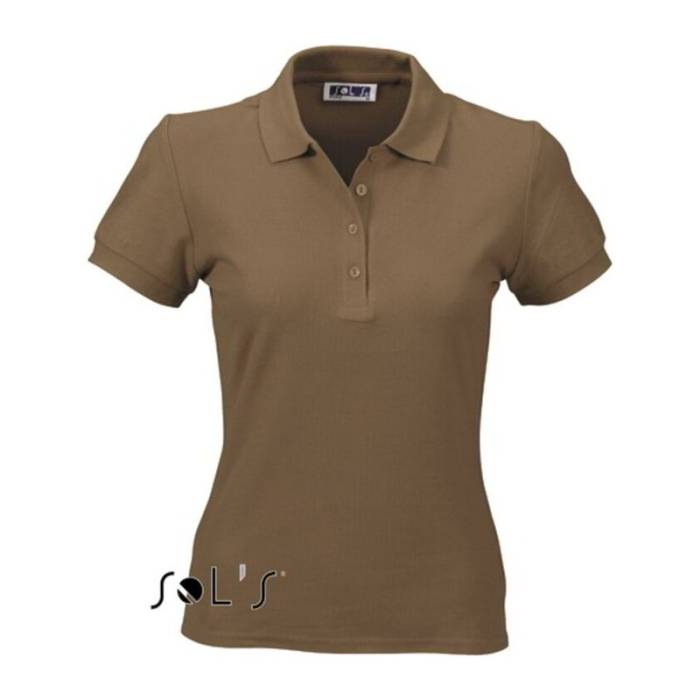 SOL`S PEOPLE WOMEN POLO SHIRT - Chocolate<br><small>EA-SO11310CO-2XL</small>